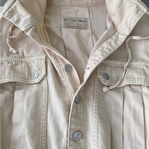 FREE PEOPLE Larson Long Sleeve Shortall/ size M - Picture 3 of 6